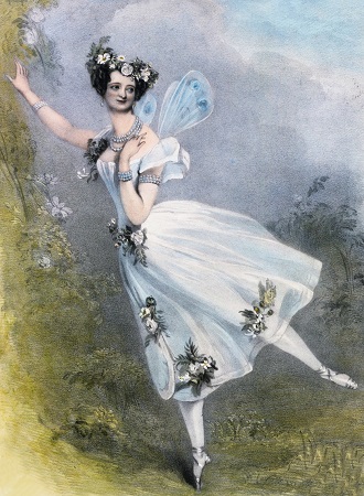 La ballerina Maria Taglioni in Zephire